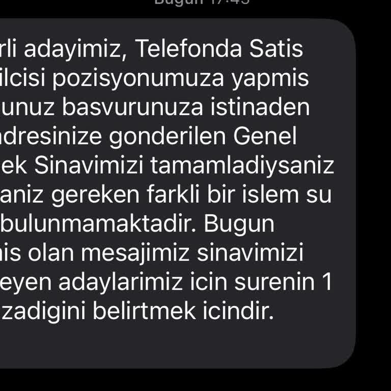 Denizbank’ın Sınav Davet Mailinin Gönderilmemesi Ve Süre Uzatılması Talebi