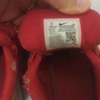 Nike Markasından Aldığımız Çocuk Spor Ayakkabısının Hızlı Deformasyonu Ve Üst File Yırtıkları