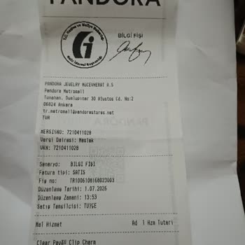 Pandora Bileklik Kararması ve Mağaza Personelinin Kaba Tutumu