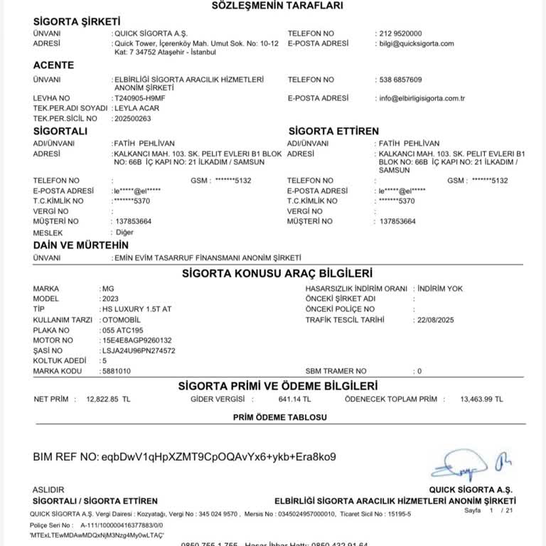Araç Kredisi İşlemlerini Engelleyen Quick Sigorta’da Daini Mürtehin Güncelleme Gecikmesi