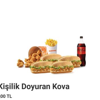 Popeyes Kova Menüsü Görseliyle Uyuşmayan, Soğuk Ve Eksik Ürünler İçin İade Reddi