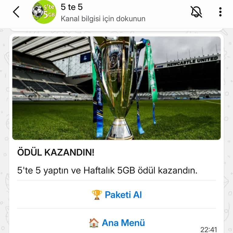 5'te 5 Servisinde Ödeme Alındı, 5 GB Veri Hattıma Yüklenmedi