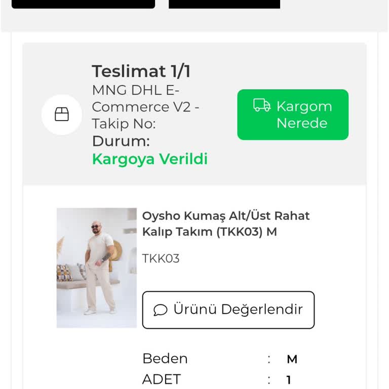 Ürün Gönderilmedi Ve 1.149 TL İadesi Bekliyorum