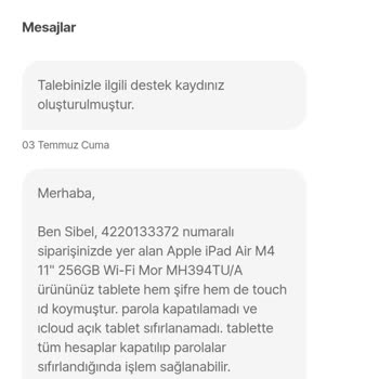 Ayıplı İpad Air Geri Gönderildi, Değerlendiriliyor Durumu Güncellenmedi