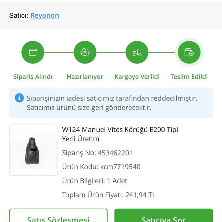Çiçek Sepeti Satıcı Tarafından Keyfi İade Reddi Ve Platformun Çözüm Sağlayamaması