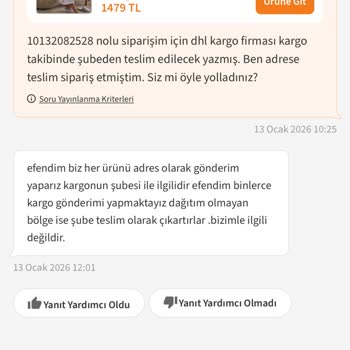 DHL Kargo Kurtköy Şubesinin Dağıtım Dışı Bölge Muamelesi