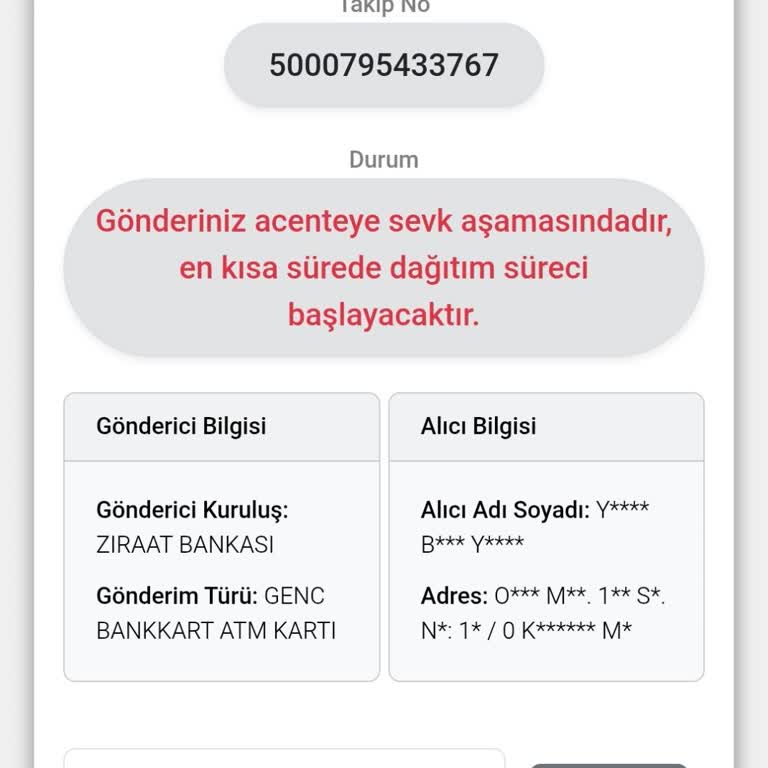 Ziraat Bankası Kredi Kartı Teslimatı Gecikmesi Ve Bilgi Eksikliği