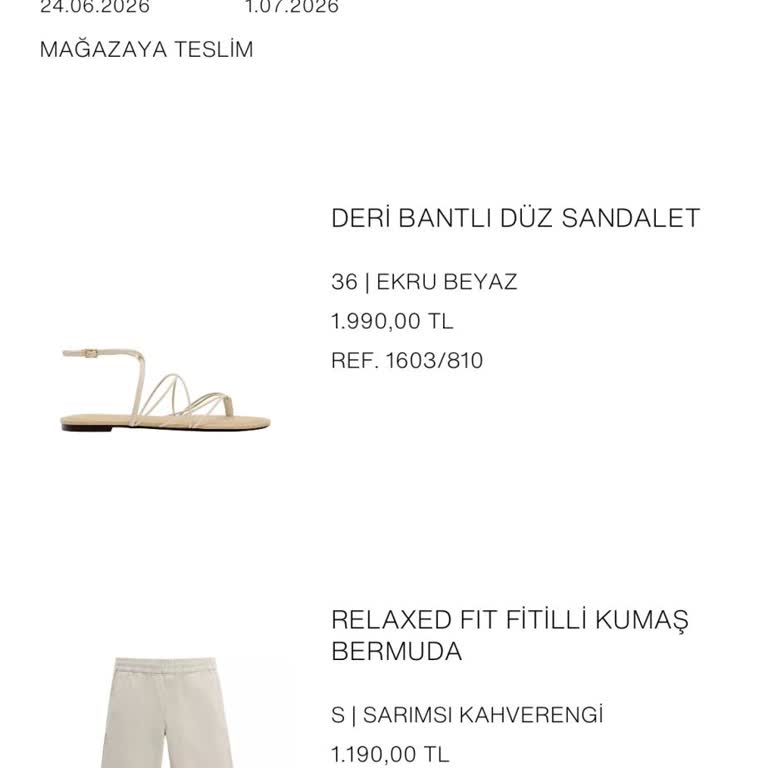 Zara Online Siparişimin Zorlu Mağazasına Teslim Edilmemesi Ve 7.040 TL İade Talebi