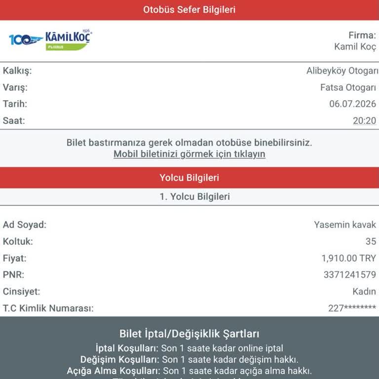 Alibeyköy Bileti Nedeniyle Esenler’de Araçtan İndirildim Ve Ücret İadesi Almadım
