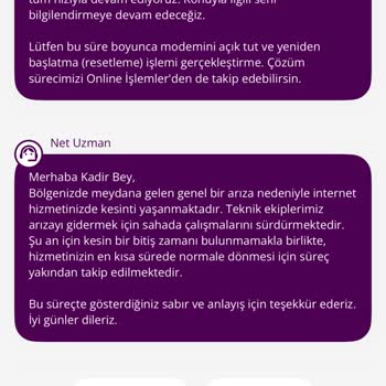 TurkNet Sabit İnternet Kesintisi Ve Cevapsızlık, İade Talebi
