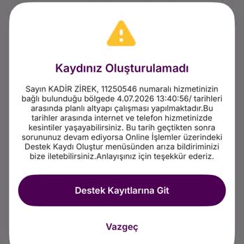TurkNet Sabit İnternet Kesintisi Ve Cevapsızlık, İade Talebi