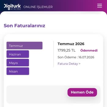 Digiturk Rızasız Fiyat Artışı Ve Fatura İptali Talebi