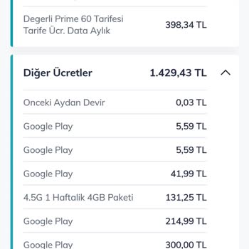 Google Play İadesi Faturama Yansımıyor