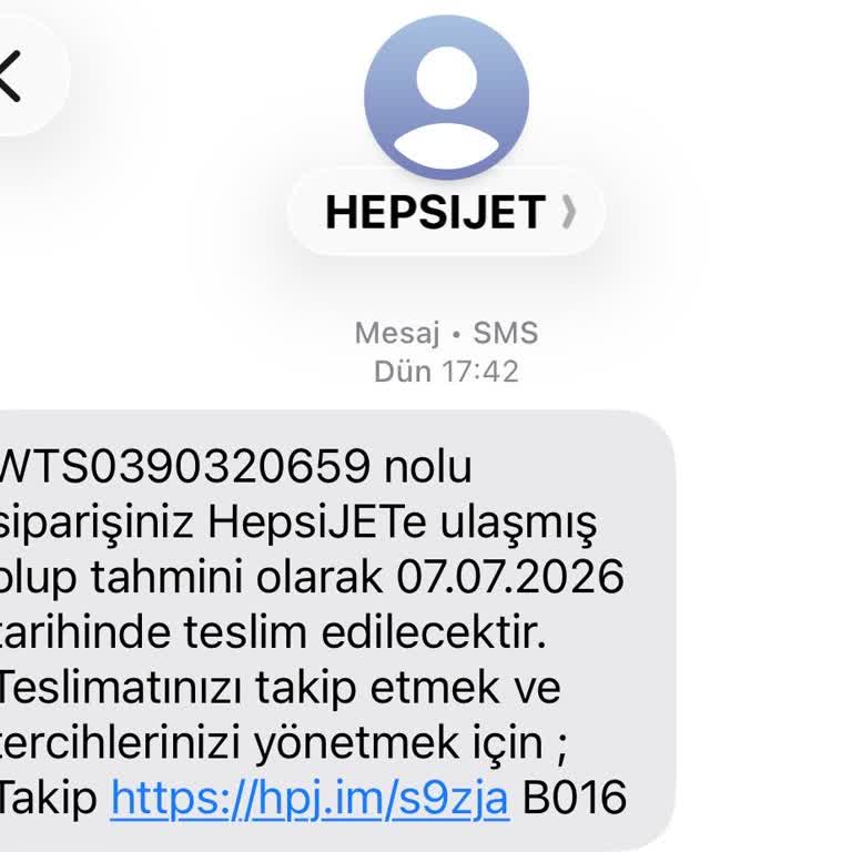 Hepsijet Watsons Siparişimde Bilgilendirilmeden Başlatılan İade Süreci