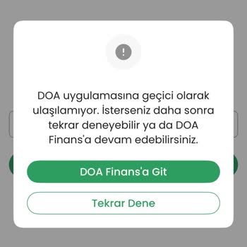 Doa Uygulamasına Giriş Yapamama Ve Acil Çözüm Talebi