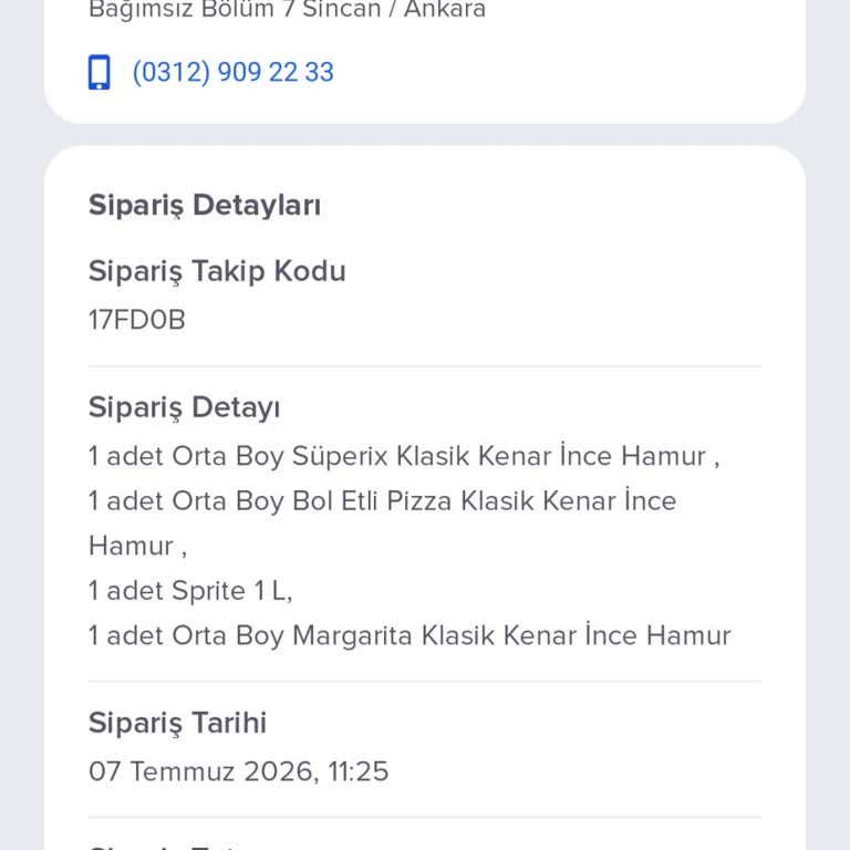 Domino's Pizza Teslimatında Gecikme Ve Bilgilendirme Eksikliği