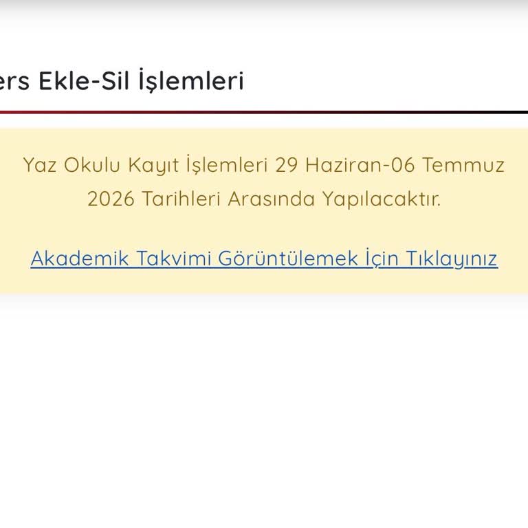 SMS Bildirimi Olmadan Kayıt Süresi Kısaltılması Öğrencileri Mağdur Etti