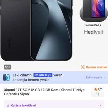 Hepsiburada'dan Alınan Telefon İçin Verilen Tablet Hediyesi Gönderilmedi