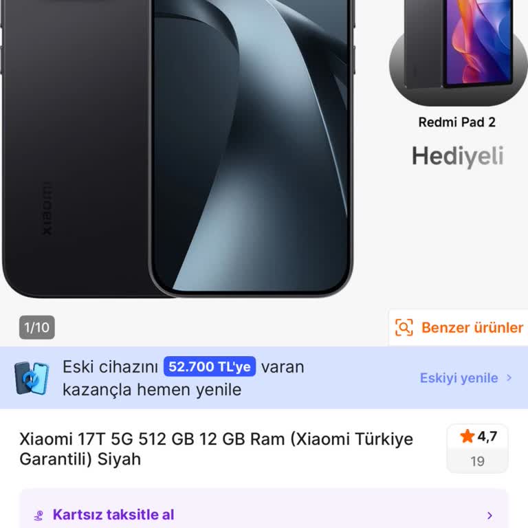Hepsiburada'dan Alınan Telefon İçin Verilen Tablet Hediyesi Gönderilmedi