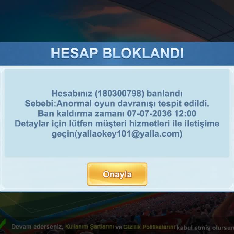 Bağlantı Kesintisi Nedeniyle 10 Yıllık Ban Kararı