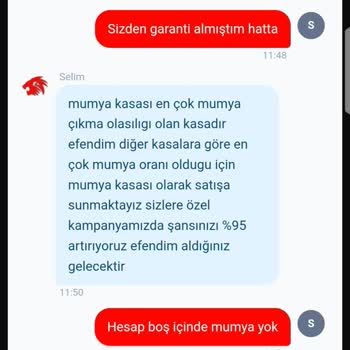 Sarı Mumya Garantisi Olmadan Satın Alınan PUBG Hesabında Yanıltıcı Destek