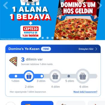 Domino's Pizza Uygulama Kampanya Görseli Yanıltıcı, İndirimler Birlikte Kullanılamıyor