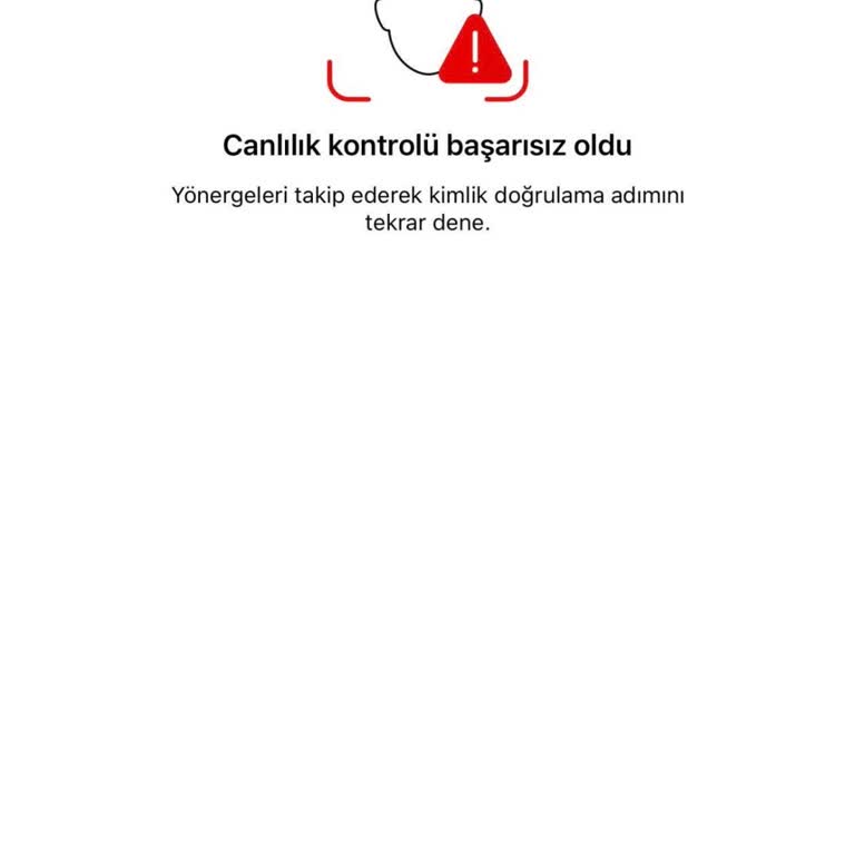 Vodafone Pay Uygulamasında Yüz Tanıma Canlılık Hatası Şifre Yenileme İmkansızlığı