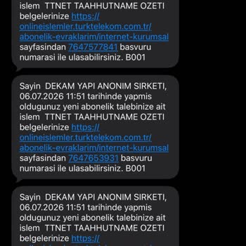 Kişisel Numaramın İzin Almadan Kullanılması Ve Acil İnceleme Talebi