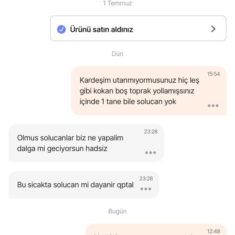 Balık Yemi Yerine Kirli Madde Ve Küçümseyen Yanıt