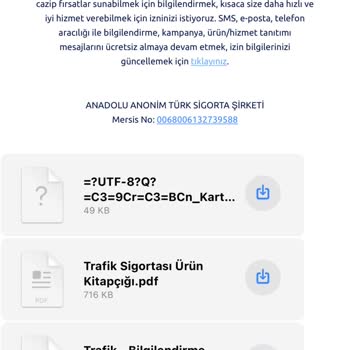 Anadolu Sigorta’nın İzinsiz Veri Kullanımı Ve Teklif Gönderimi