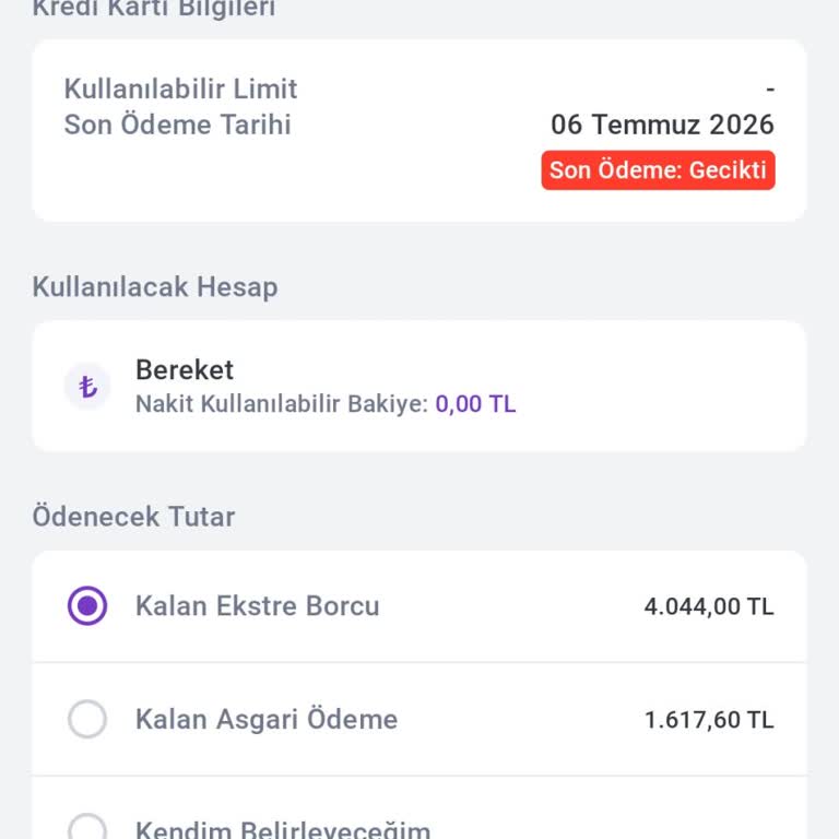 Kredi Kartı Ödemesi İçin Banka Hesabı Kapalı, İşlem Geri İade Edildi