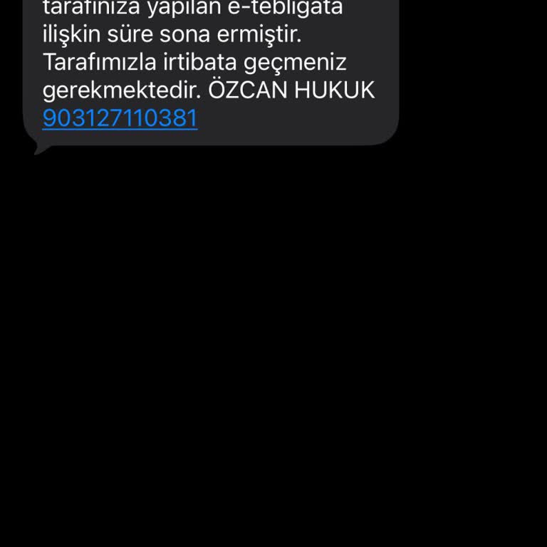 Belirsiz E-Tebligat SMS’i Vatandaşları Tedirgin Ediyor