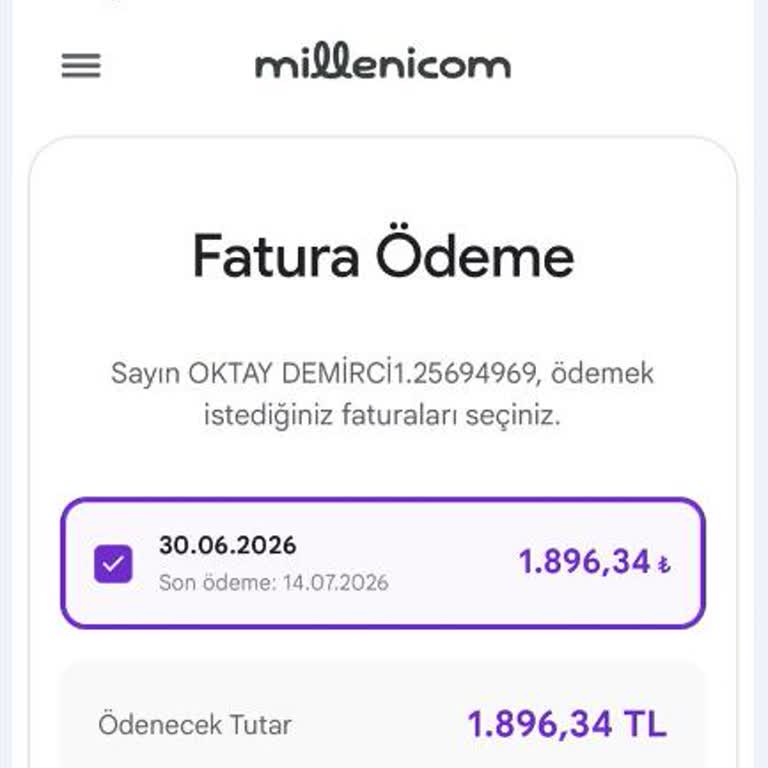 Taahhütsüz İnternet Aboneliğinde 1.896 TL Ek Fatura İtirazı