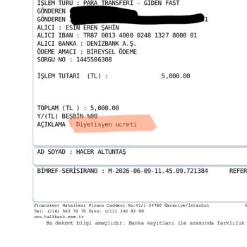 5.000 TL'lik Online Diyet Hizmetinde Cevapsızlık Ve İade Sorunu