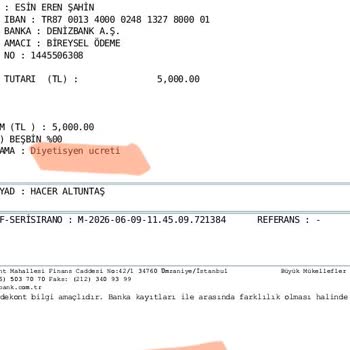 5.000 TL'lik Online Diyet Hizmetinde Cevapsızlık Ve İade Sorunu