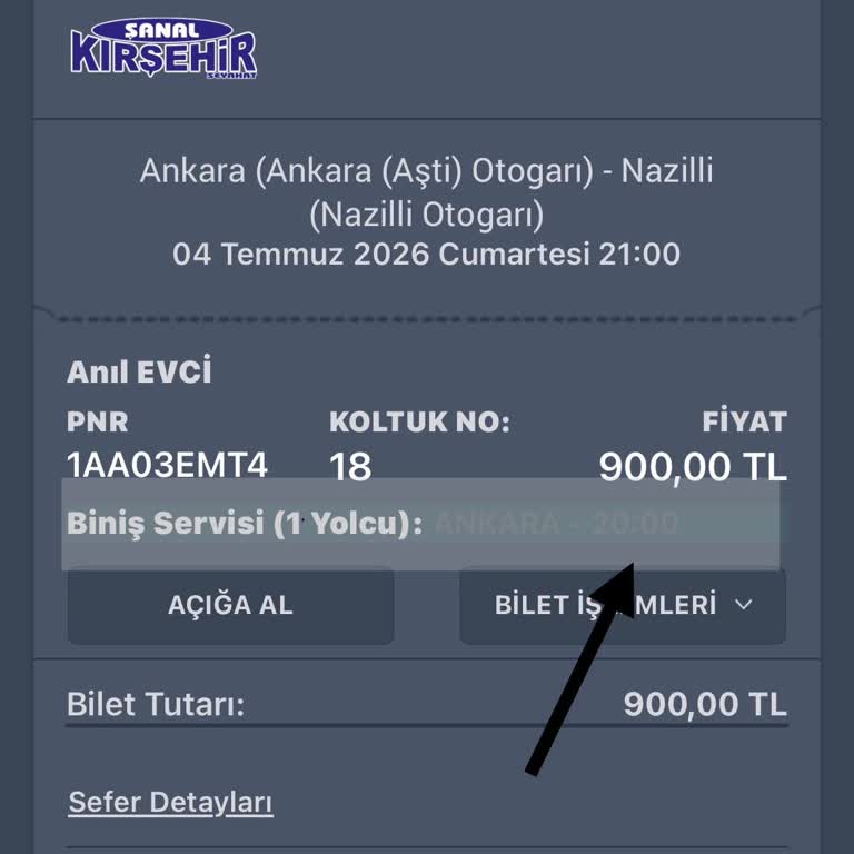 Obilet’te Yanıltıcı Şehir İçi Servis Bilgisi Nedeniyle Taksi Masrafı İadesi Talebi