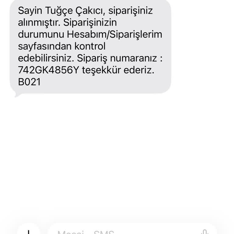 Siparişim Kargoya Verilmedi Ve Akça Butik'ten Cevap Yok