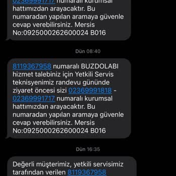 Vestel Buzdolabında Çelişkili Servis Teşhisleri Ve Ürün Değişimi Talebi