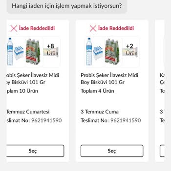 Teslim Edildi Gösterilen 14 Ürün Elime Ulaşmadı Ve İade Süreci İptal Ediliyor