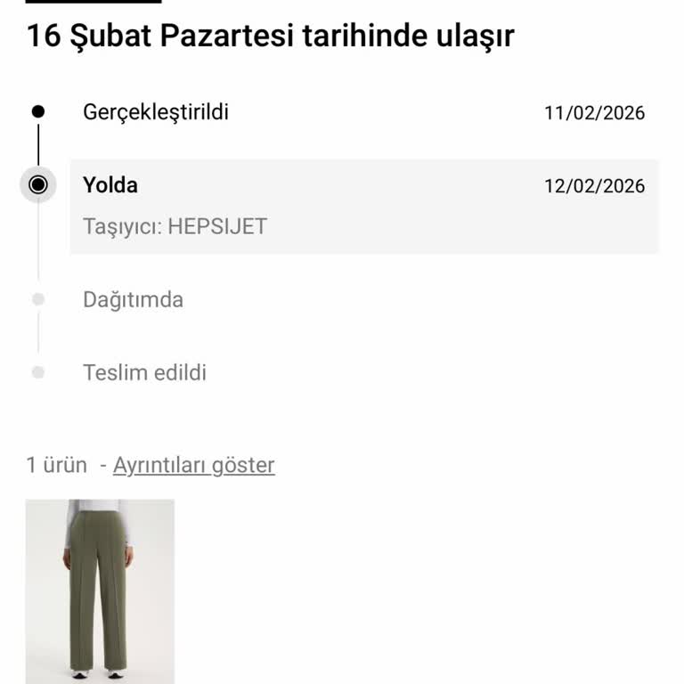Siparişim Yolda Kaldı Ve İade Gelmedi