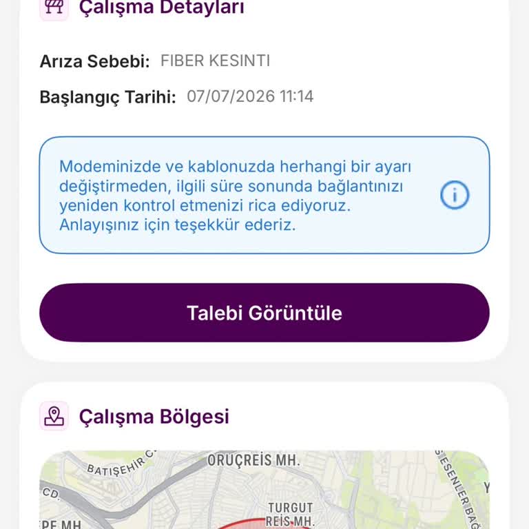 Genel Arıza Nedeniyle Sürekli Kesintili TurkNet İnternet Hizmeti