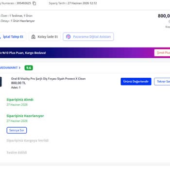 Pazarama Ve Media Markt'tan Sipariş Gecikmesi Ve Bilgi Eksikliği