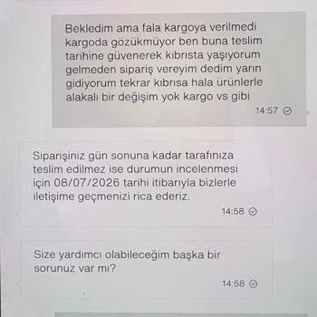 Siparişim Hazırlanıyor Ve Kargo Bekliyor, Zara Müşteri Hizmetleri Saygısız Davranıyor