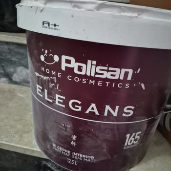 Polisan Boyada Bej Kartela Rengi Pembe Çıktı