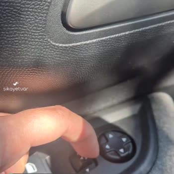 Opel Frontera Yedek Anahtarla Dikiz Aynası Açabilme