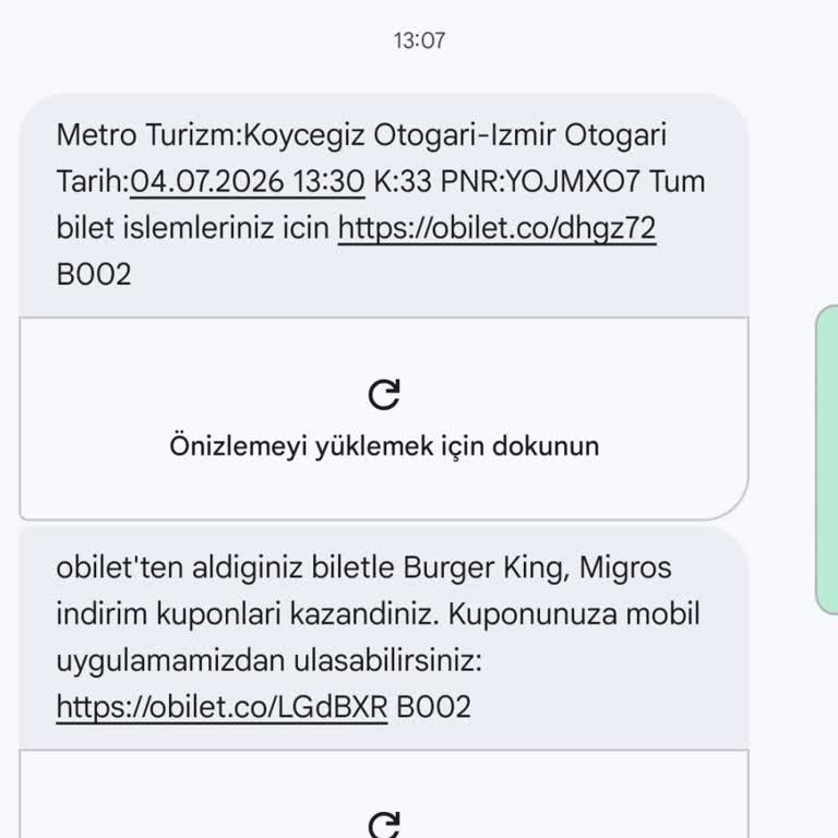 Otobüs Gelmedi, 700 TL İade Talebi