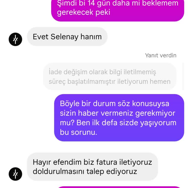 İade Sürecindeki Para Gecikmesi Ve Müşteri Hizmetleri Yanıtsızlığı