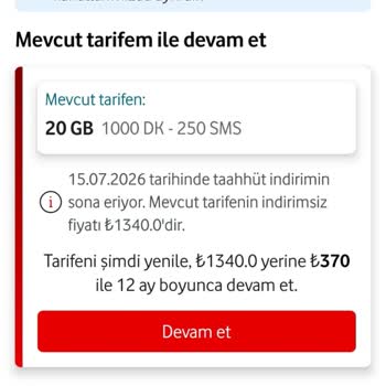 20 GB Tarife İçin Fahiş Fiyat Artışı Ve Ayrımcılık İddiası