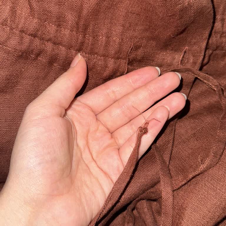 Keten Bağlamalı Tunikte Beli Bağlama İpi İlk Denemede Kırıldı