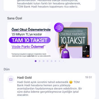 Hesap Ve Kredi Kartı Kısıtlaması Nedeniyle Yaşanan Cevapsızlık